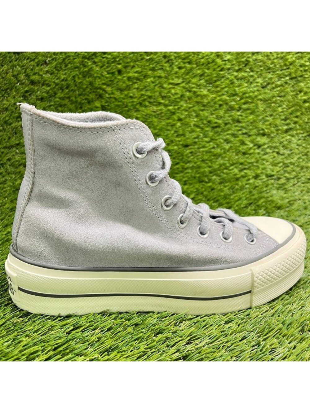 Converse Chuck Taylor All Star Womens Size 6.5 Gray Athletic Shoes Sneakers